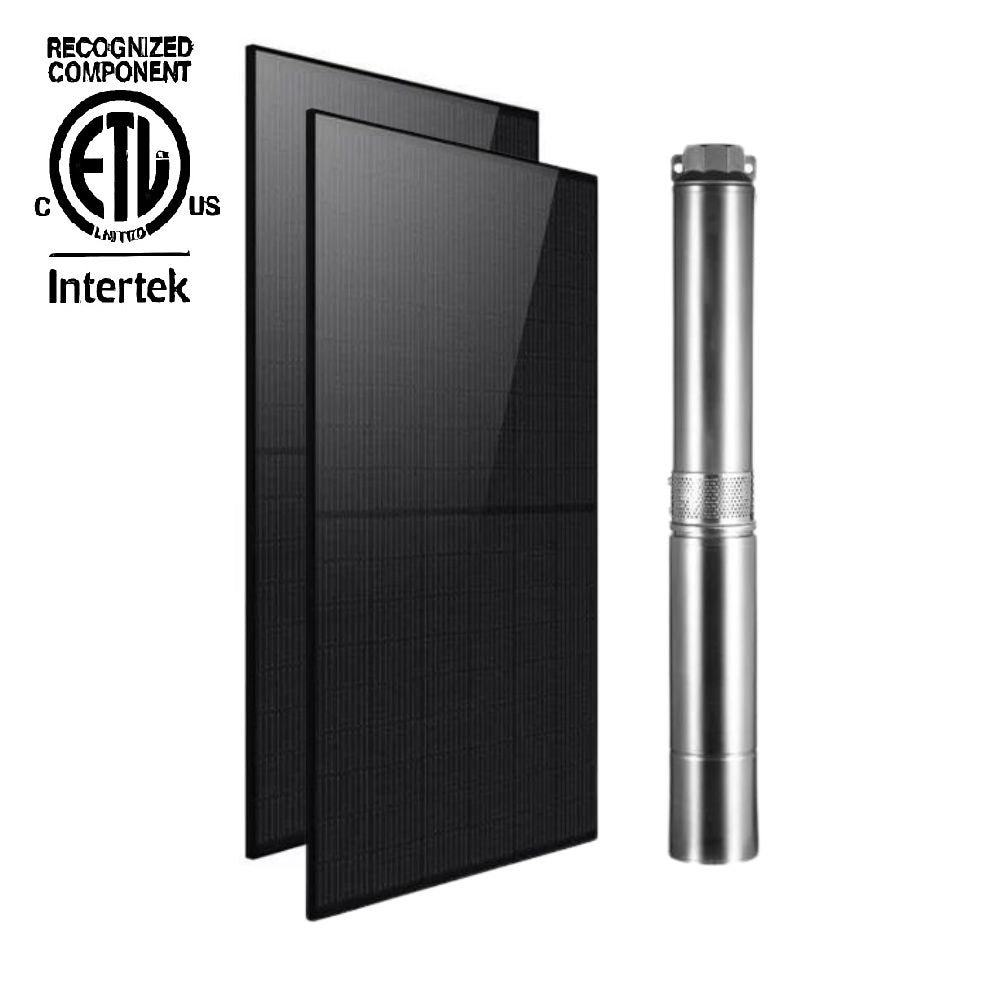 Rocksolar 0.8HP Solar-Powered Submersible Pump Kit
