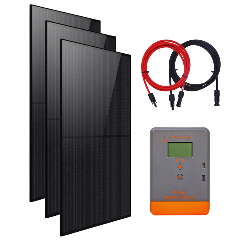 1200w solar panel system with mppt controllers
