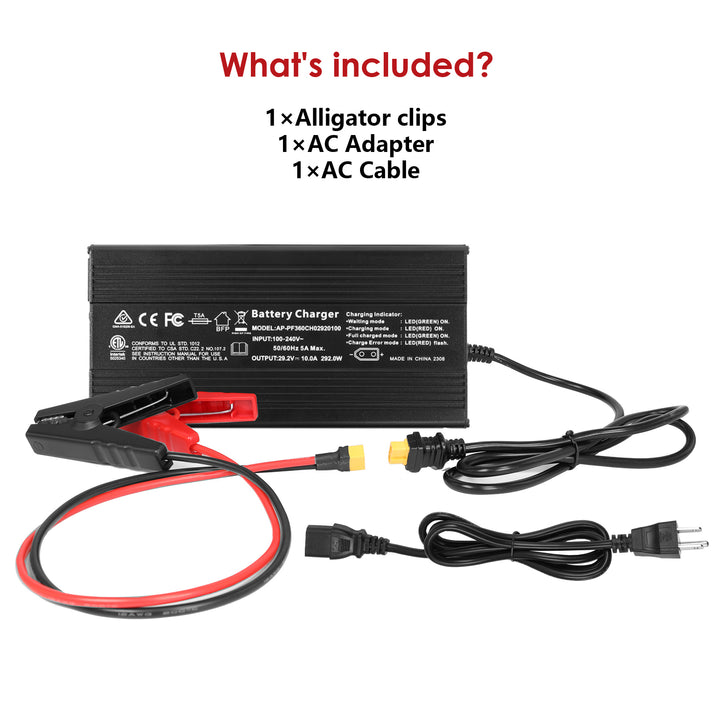 ROCKSOLAR LiFePO4 Battery Charger