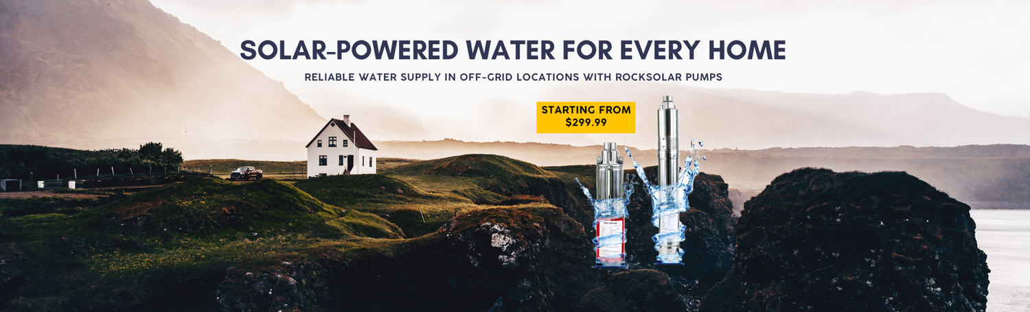 ROCKSOLAR: Solar-Powered DC Water Pumps for Every Home