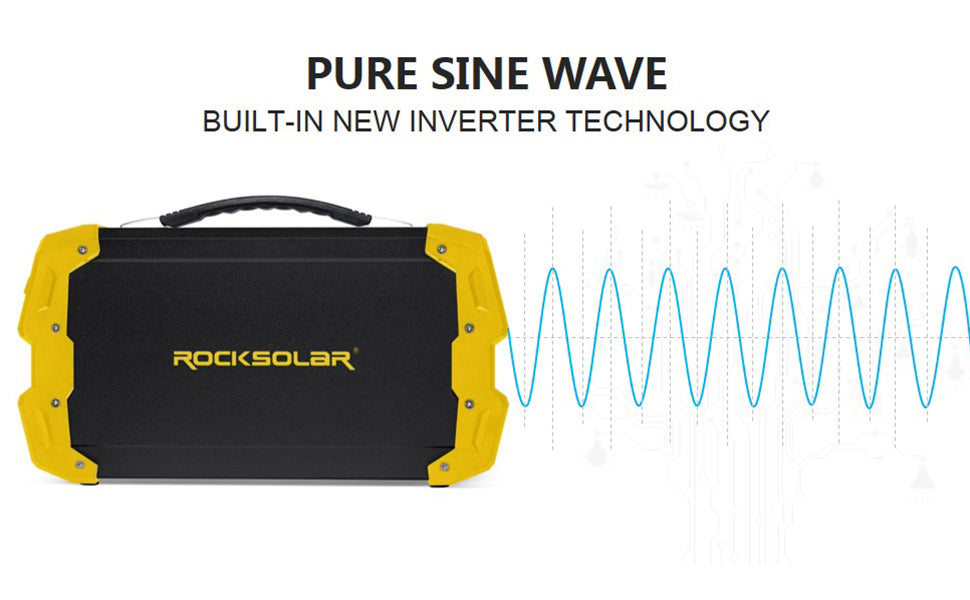 Nomad 400W 444Wh Pure Sine Wave Portable Power Station - Lithium Battery and Solar Generator