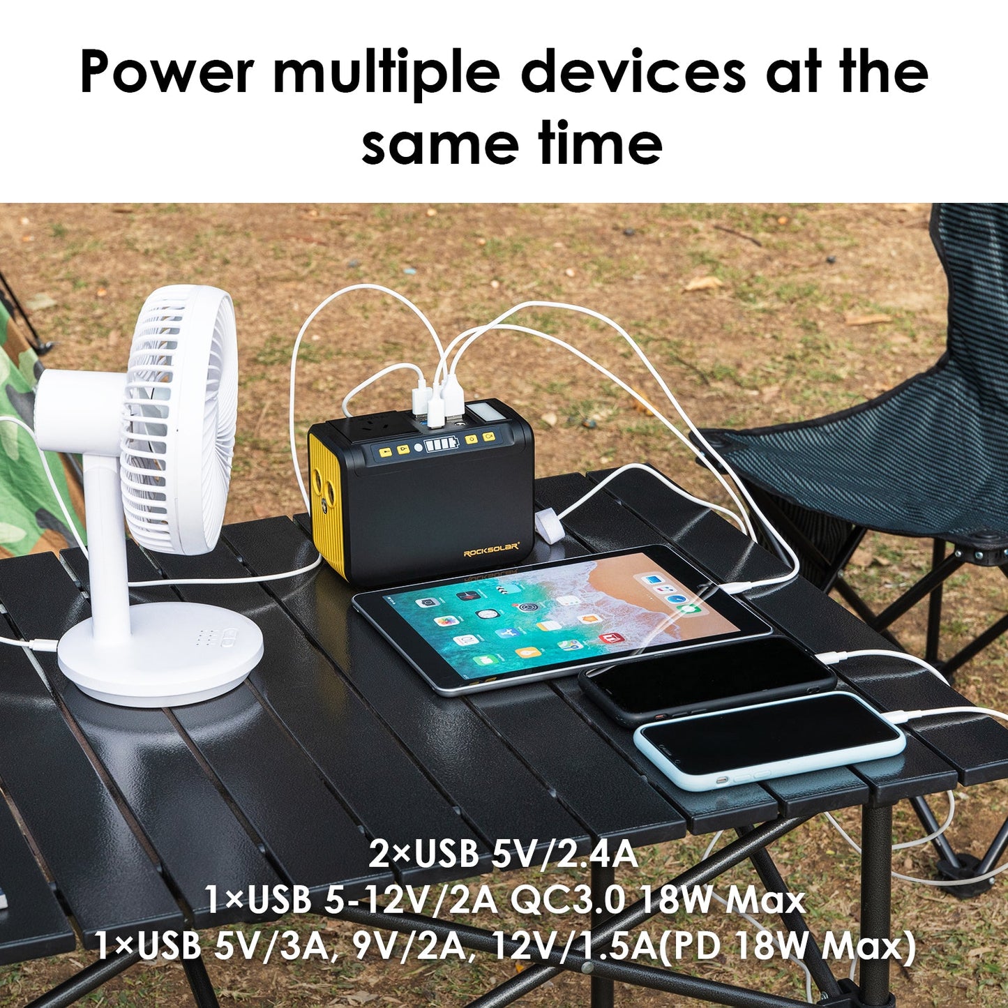Refurbished (Excellent) Weekender 80W 88Wh Portable Power Station