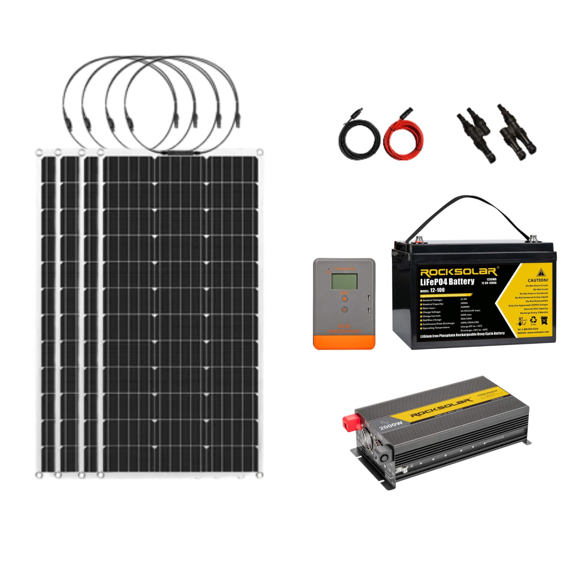 Kit de panneau solaire 400 W, contrôleur de Kit de panneau solaire 400 W, contrôleur de