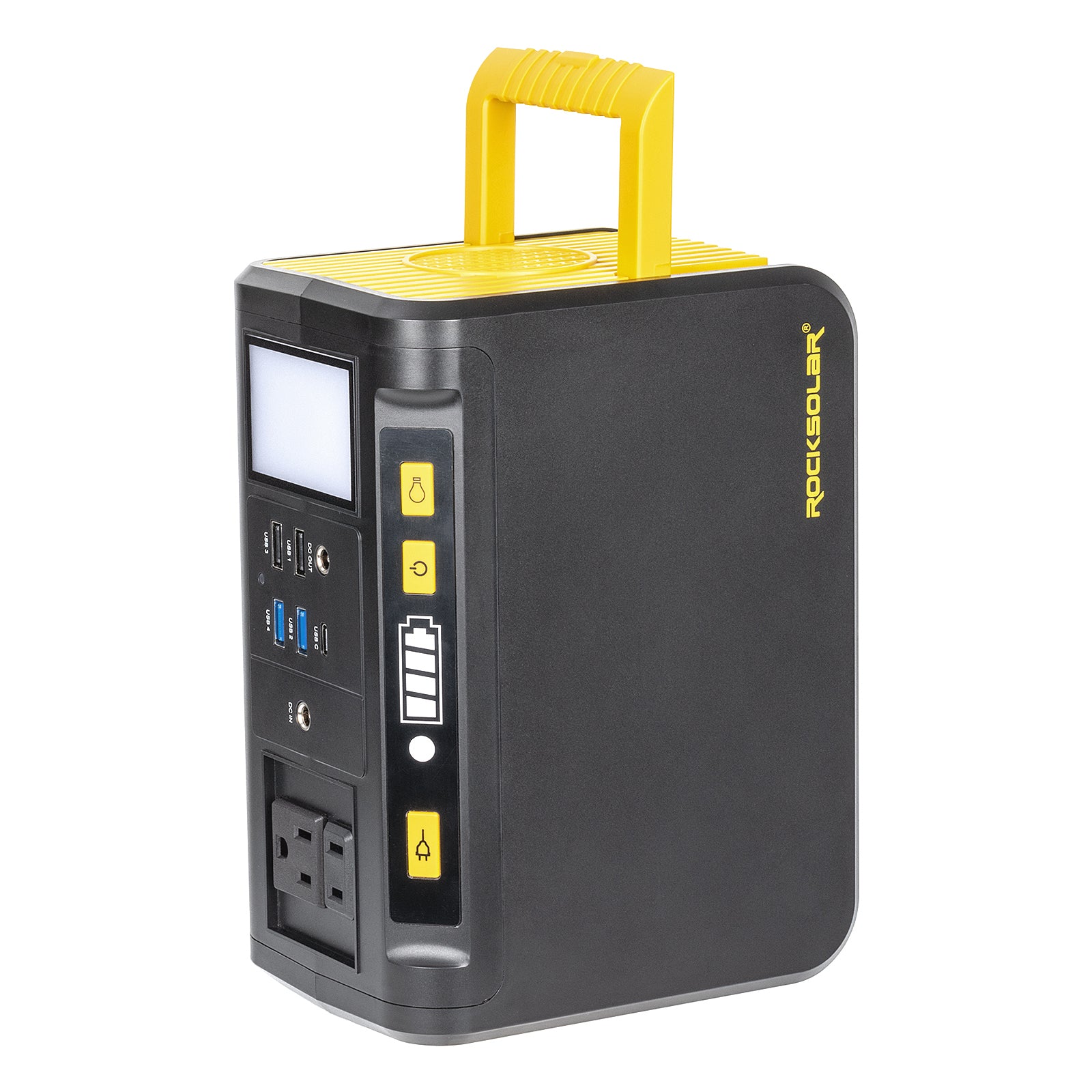 Rocksolar durable 250w pure sine wave portable power station