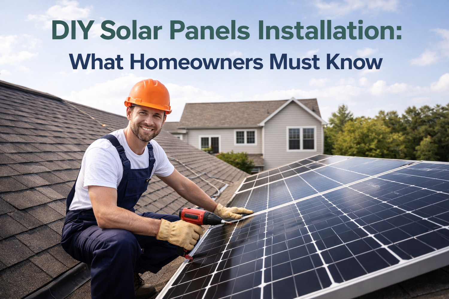 DIY Solar Panels Installation: What Homeowners Must Know