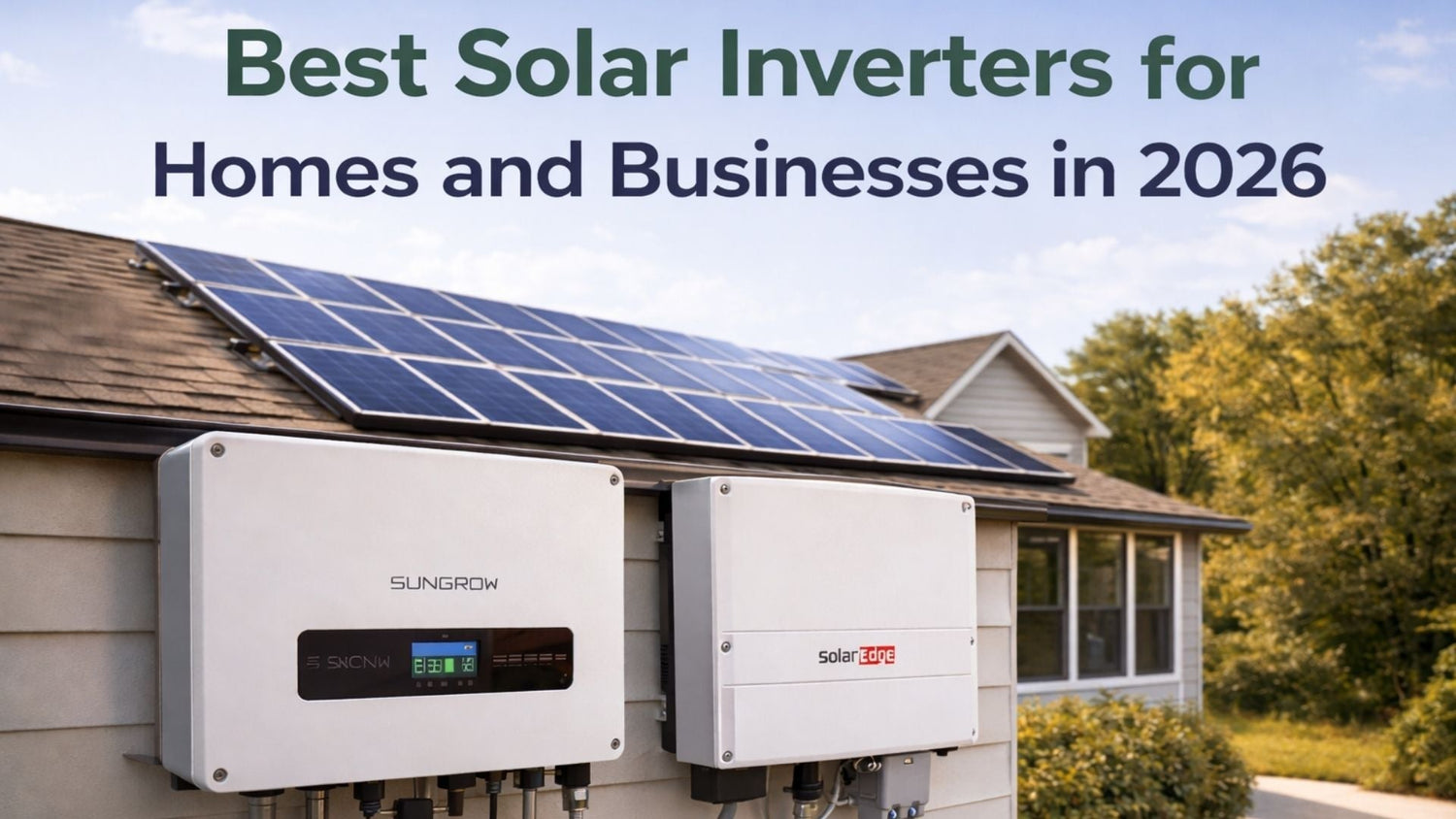 Best Solar Inverters for Homes and Businesses in 2026