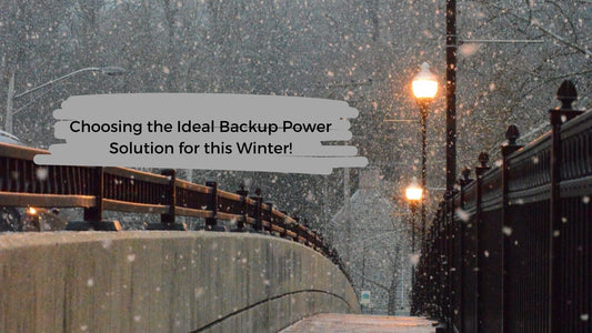 Power Inverters vs. Generators: Selecting the Ideal Backup Power Solution for this Canadian Winters