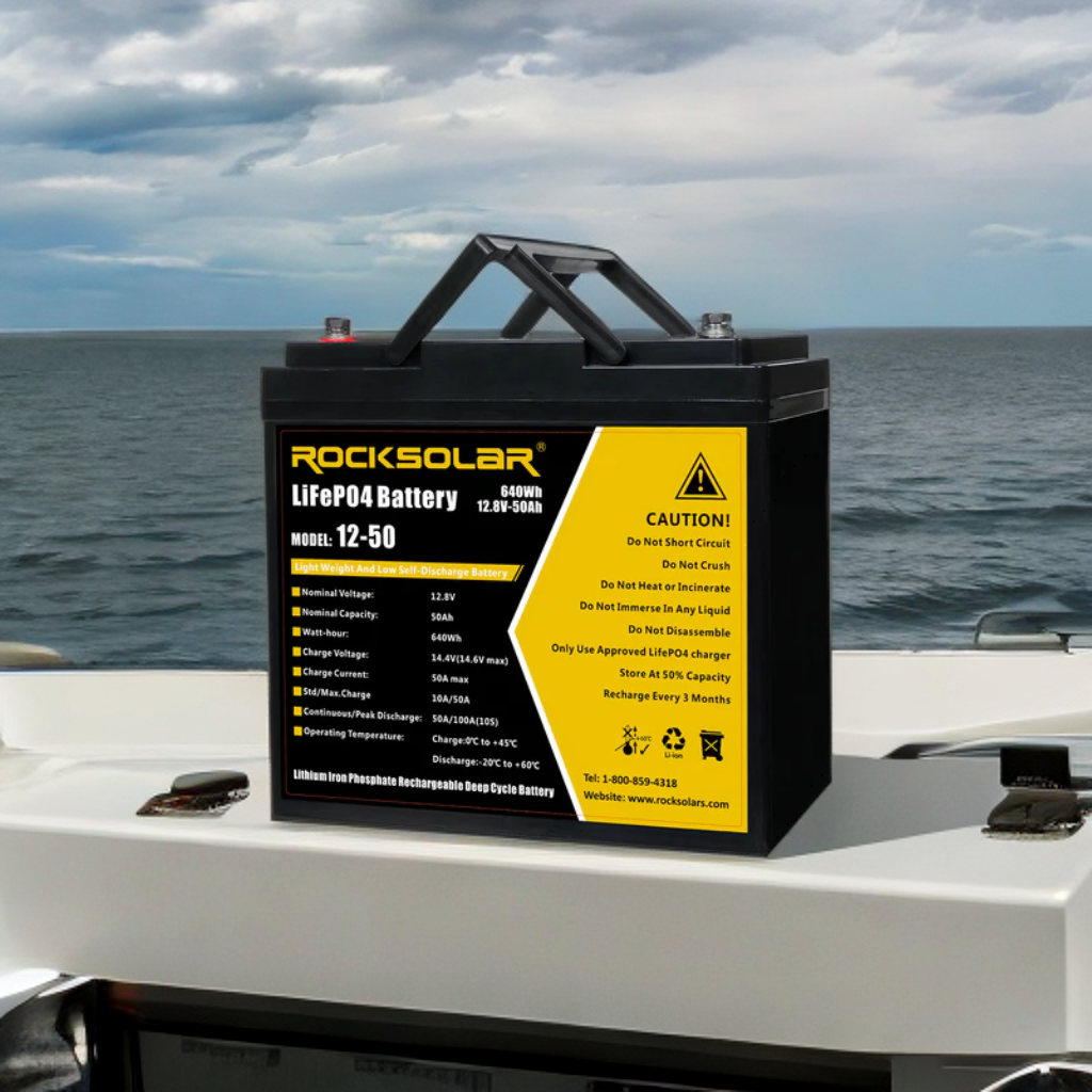 Why Rocksolar’s 12V 50Ah Deep Cycle LiFePO4 Battery with BMS System is Perfect for Your Fish Finder