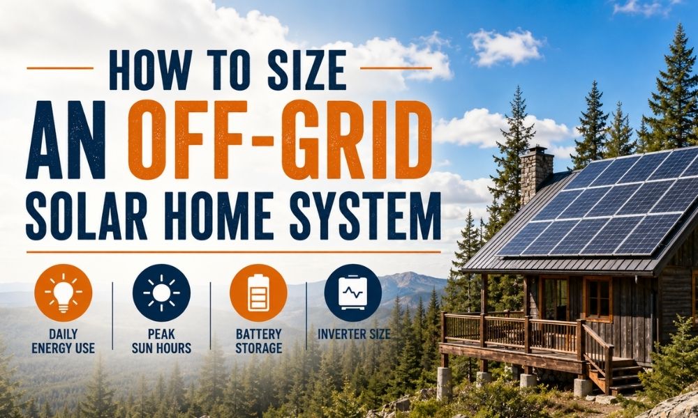 How to Size an Off-Grid Solar Home System