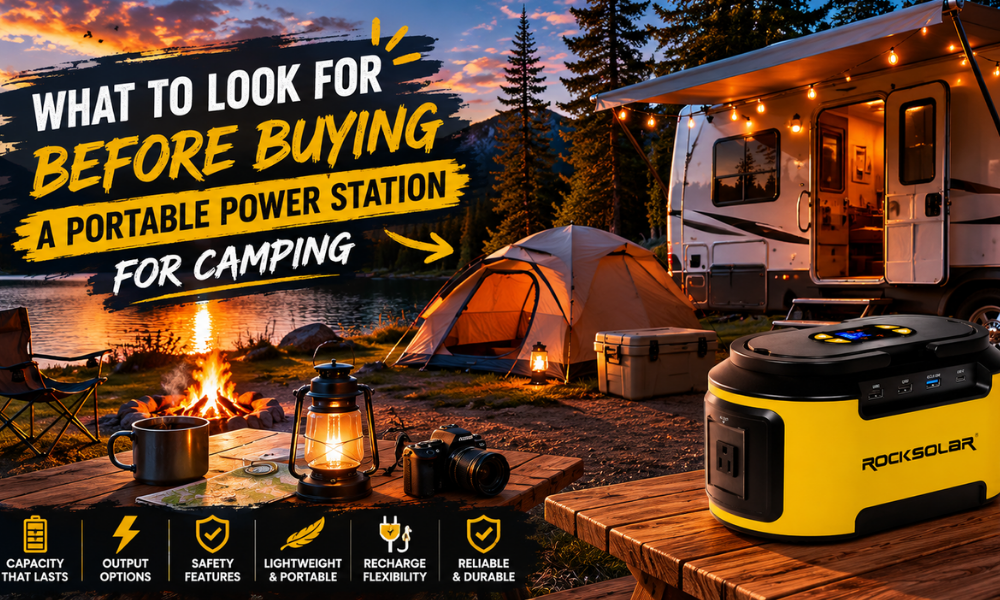 What to Look for Before Buying a Portable Power Station for Camping
