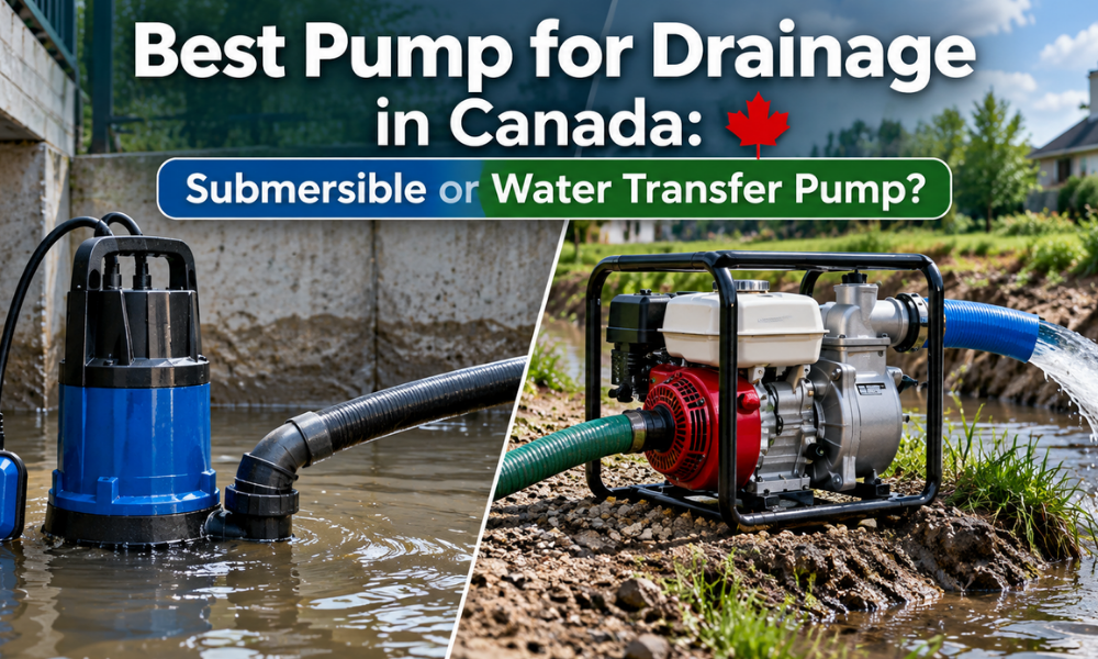 solar submersible pump vs water transfer pump 