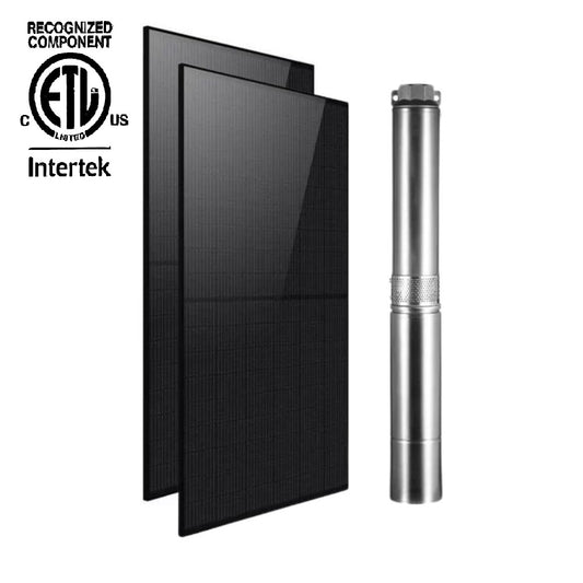 Rocksolar 0.8HP Solar-Powered Submersible Pump Kit