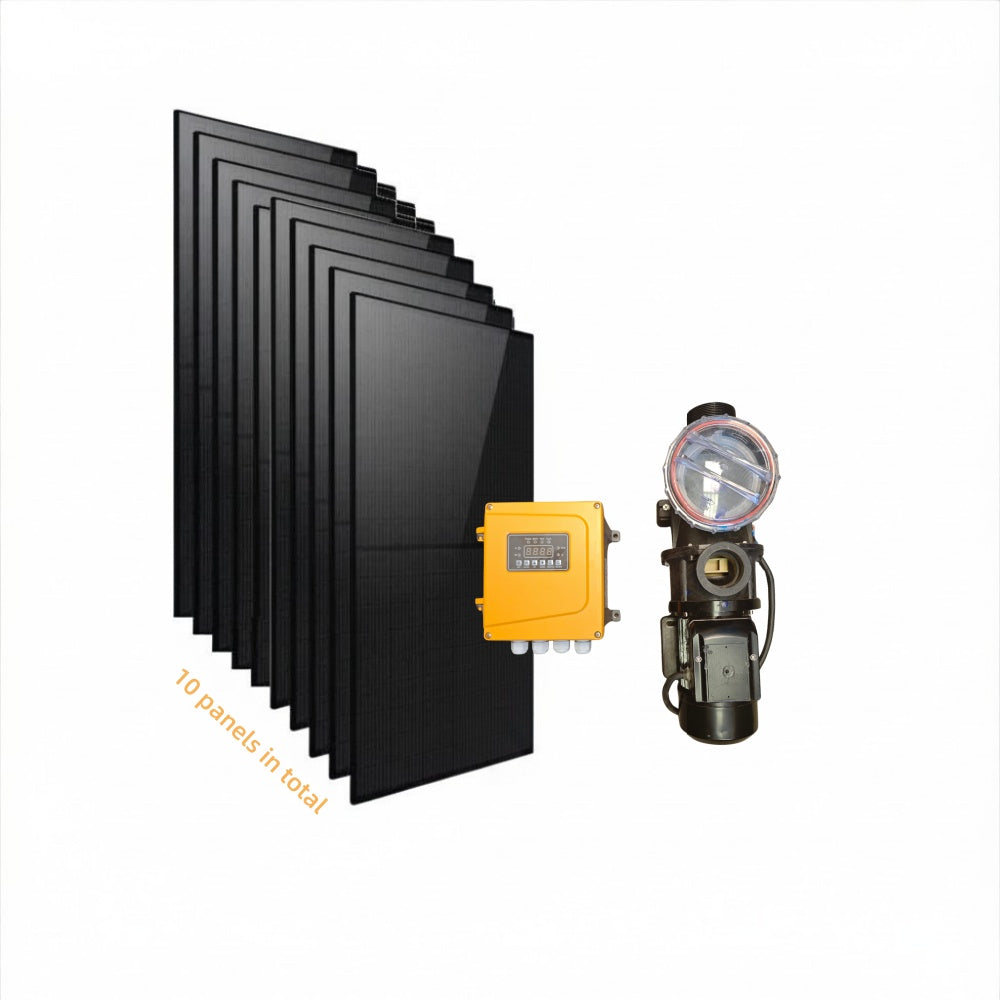 Kit de pompe de transfert d'eau solaire CC Rocksolar 3,75 HP 60-450 V 