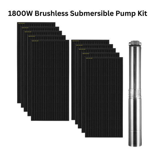 Rocksolar 1800W Solar-Powered Submersible Pump Kit