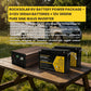 Rocksolar RV Battery Power Package – 2×12V 200Ah Batteries + Free 12V 3000W Pure Sine Wave Inverter