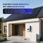 3.5 kW Off-Grid Solar System (120V/30AMP) with 5kWh Energy Storage+ 2640W Solar Array