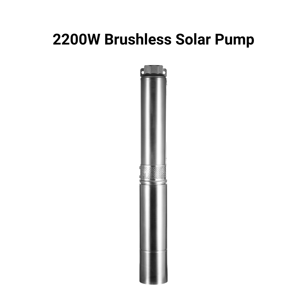 200w brushless solar powered water pump