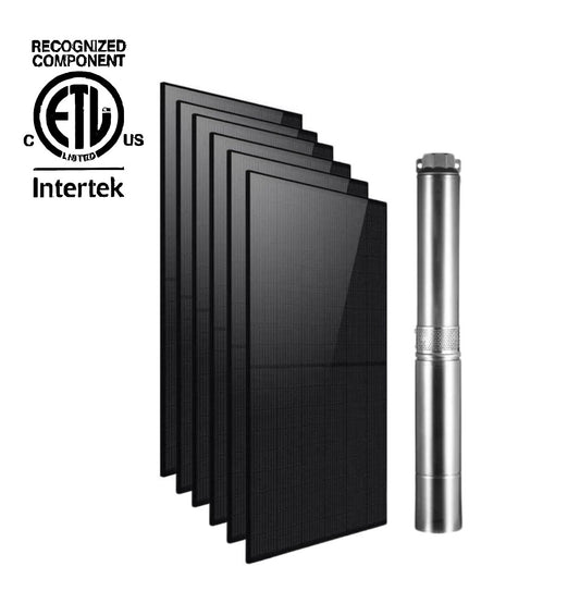 Rocksolar 3HP Solar-Powered Submersible Pump Kit