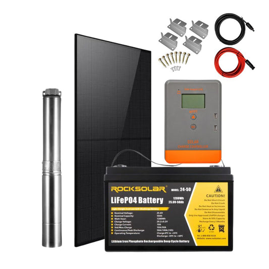 500w solar water well pump kit
