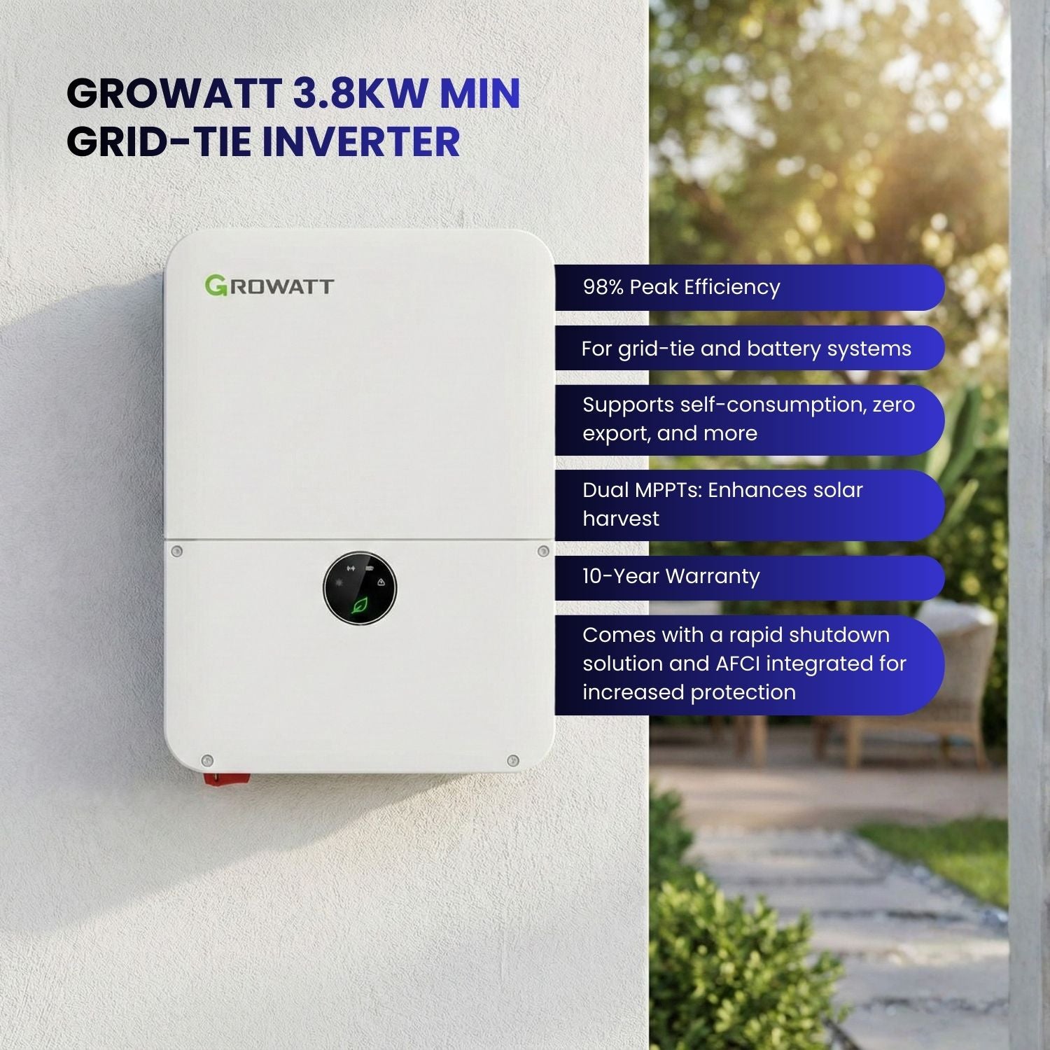 3.8kw grid tie solar inverter 

