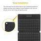 installing foldable solar panels 