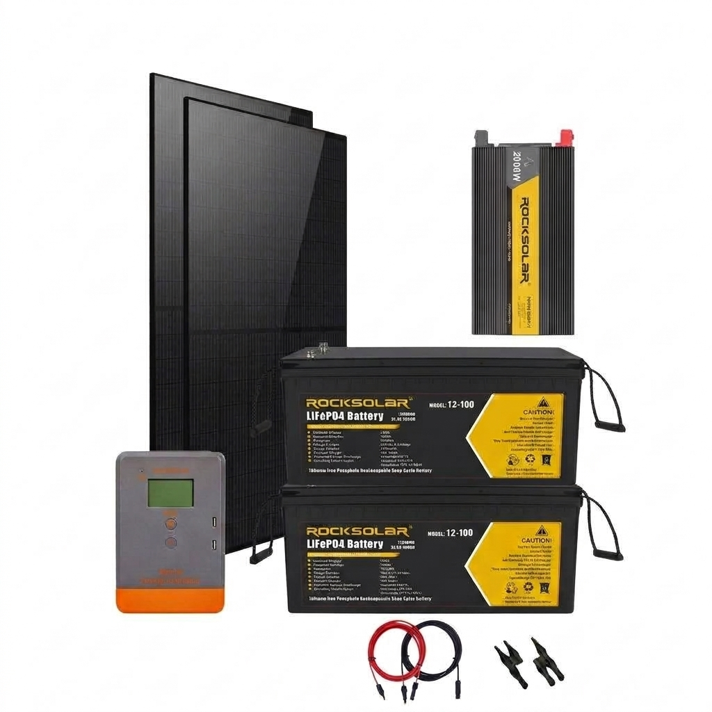 Système solaire hors réseau ROCKSOLAR 2000W 24V 