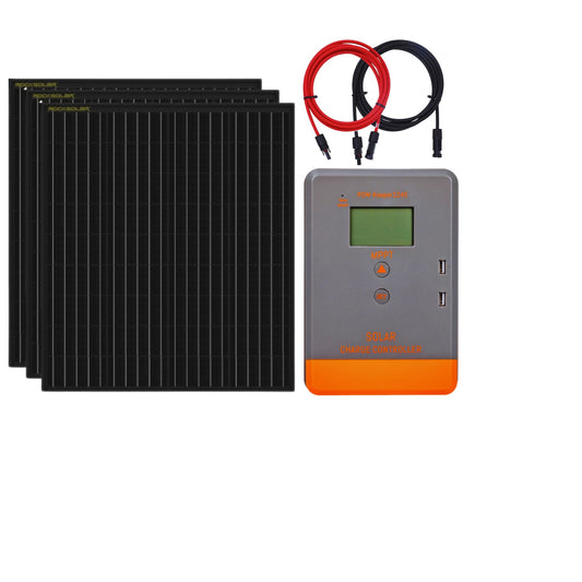 300w 12v solar panel basic kit 