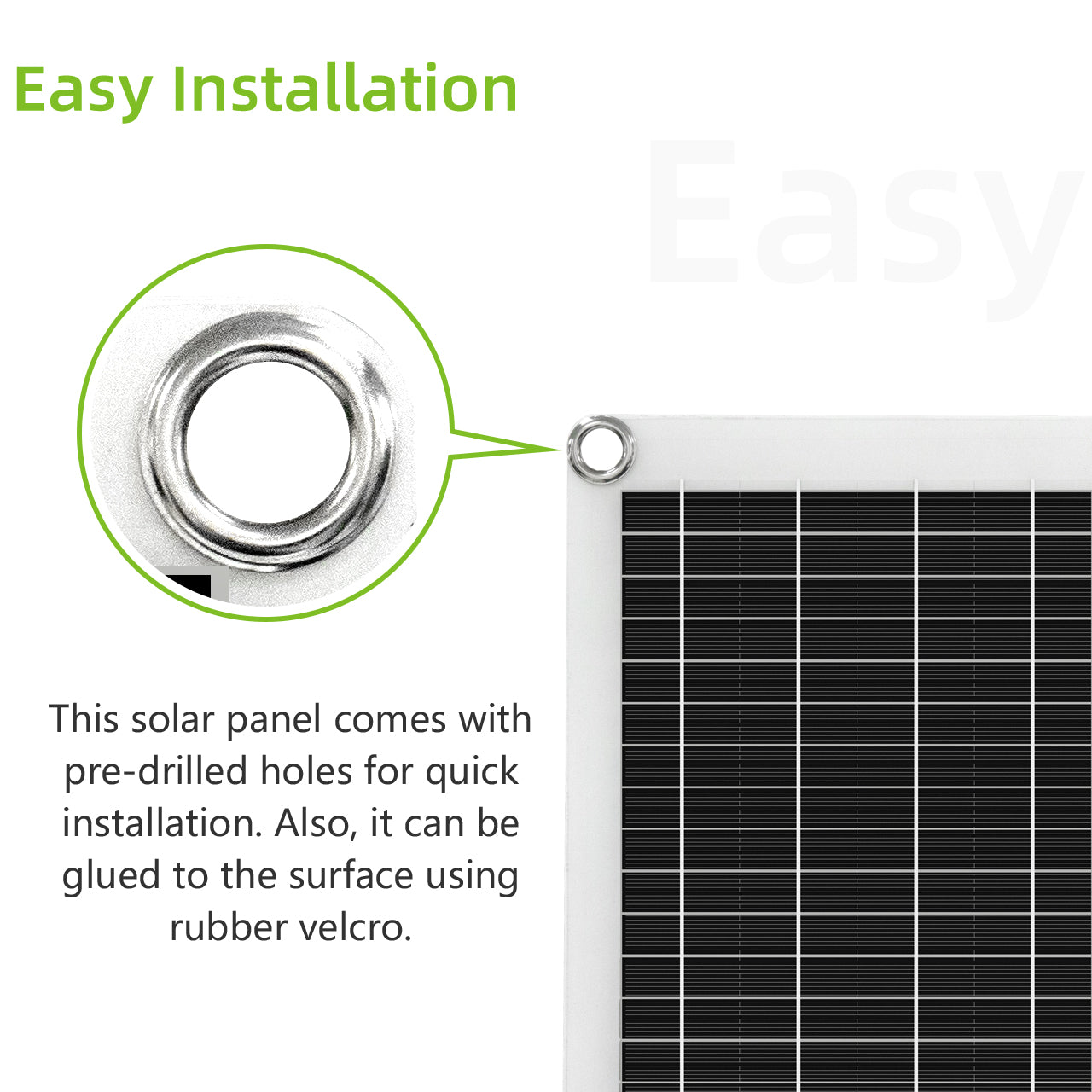 ROCKSOLAR 30W 12V Flexible Solar Panel Kit With 10A PWM Controller