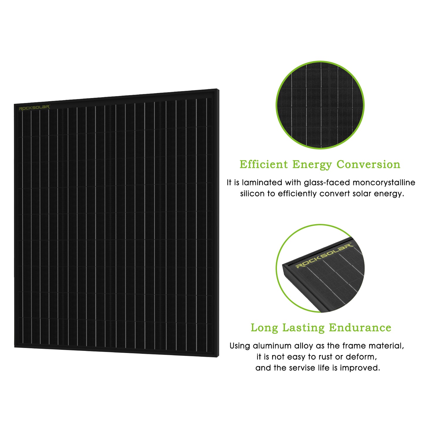 ROCKSOLAR 600W 12/24V Rigid Solar Panel Premium Kit with 60 MPPT Controller