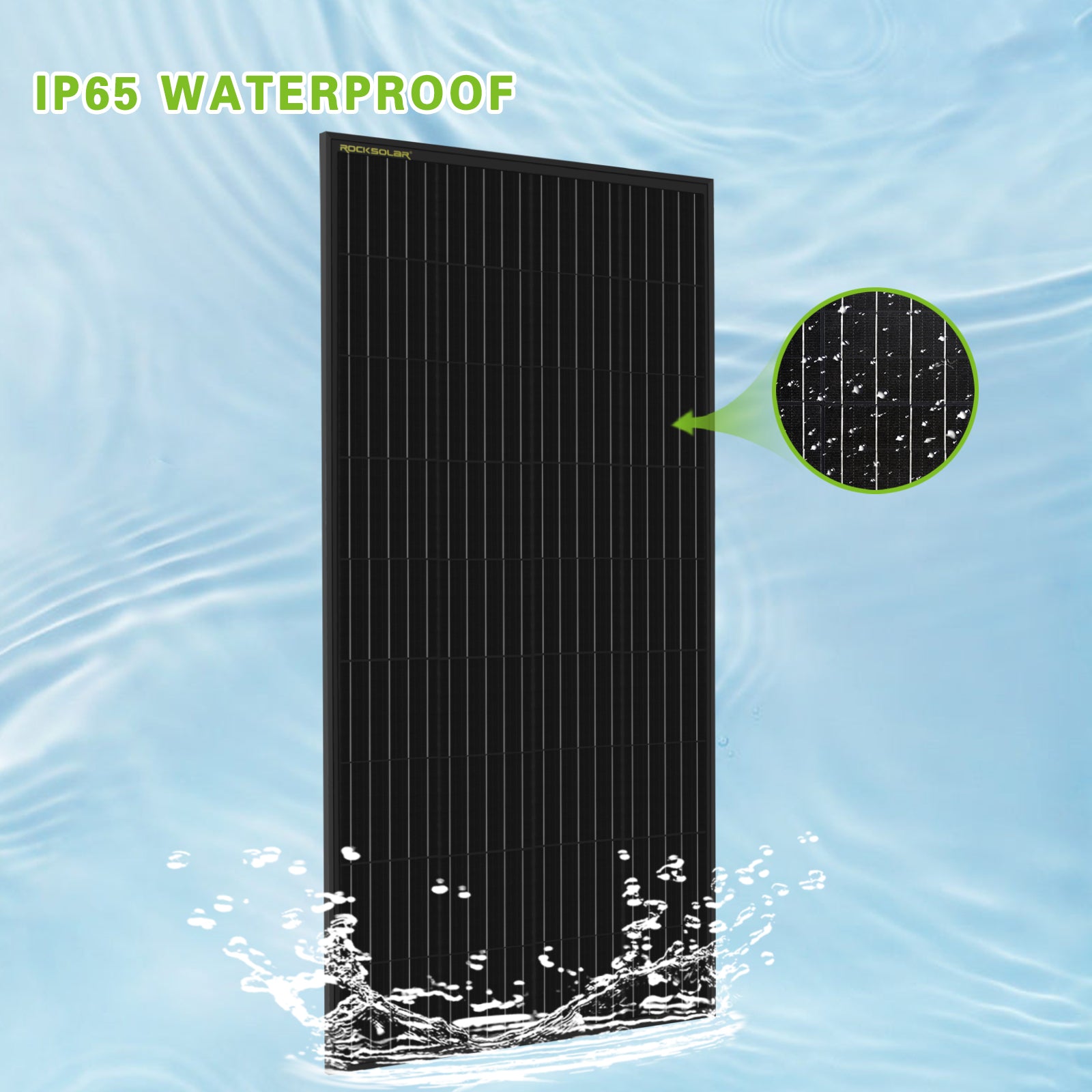 waterproof solar panels