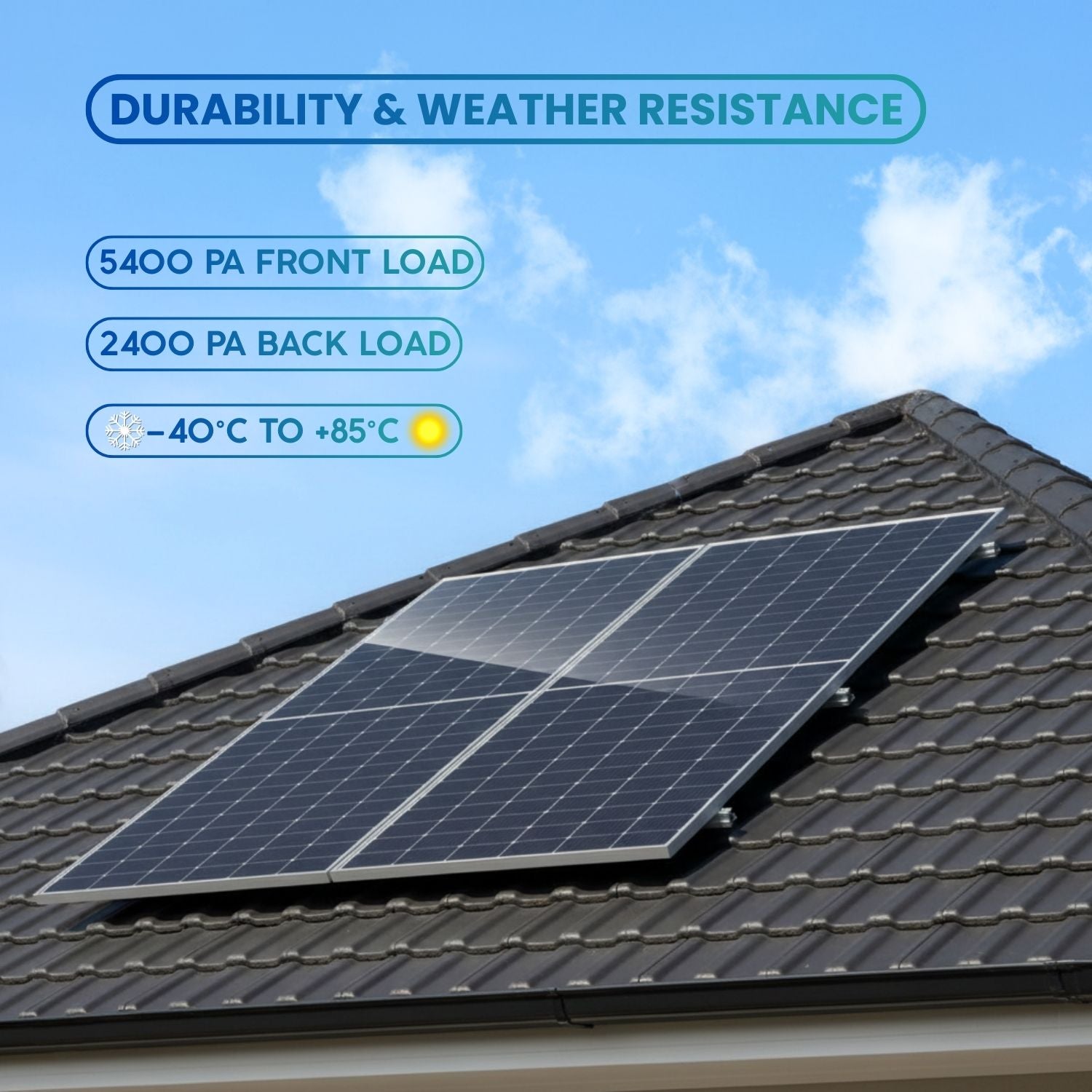 JA Solar JAM54D41 LB 440W  N-Type Double Glass Bifacial Solar Panel