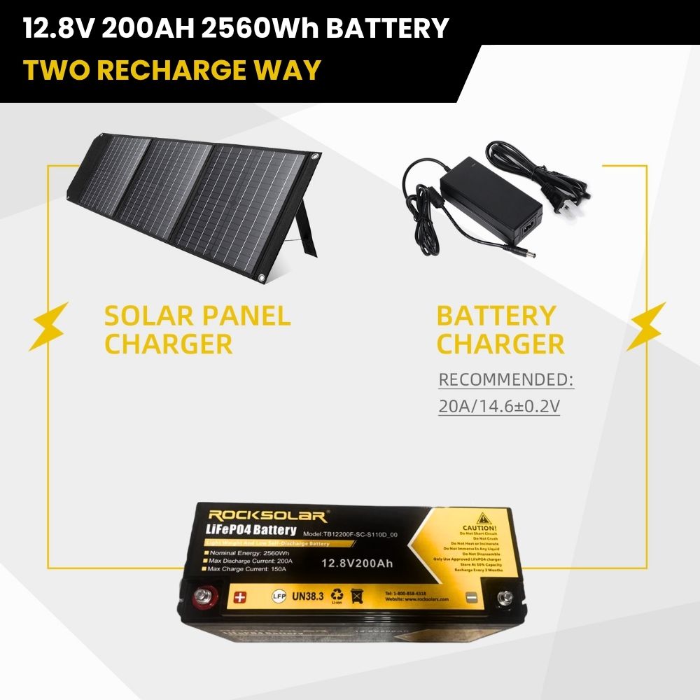 12V 200Ah LiFePO4 Battery