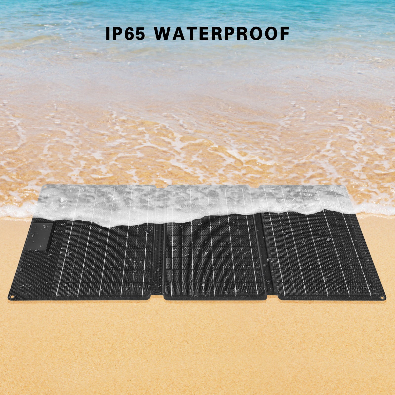 rocksolar foldable panel waterproof protection 