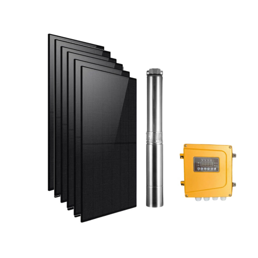 Rocksolar 2.41HP  Solar-Powered Submersible Pump Kit