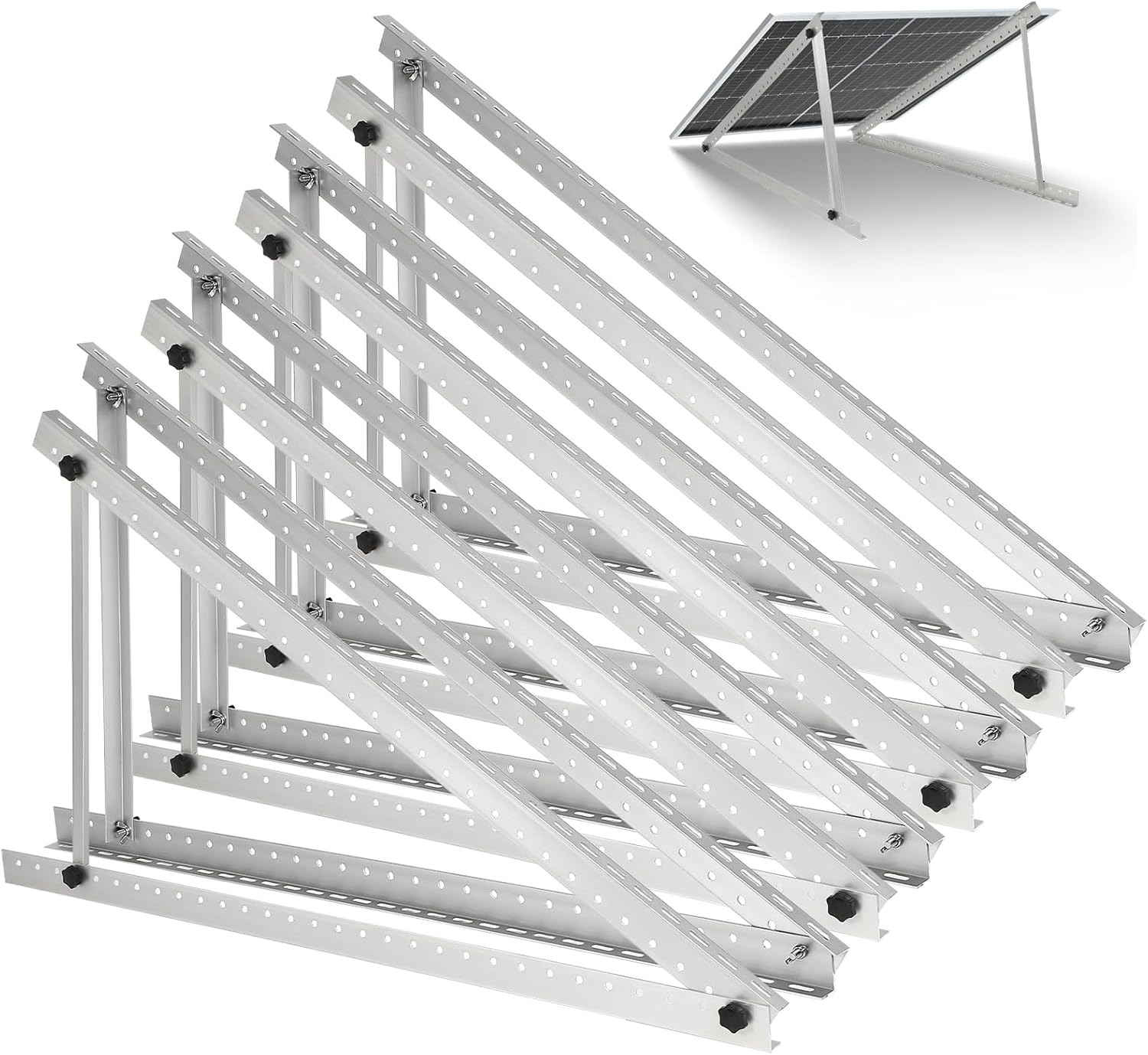 Adjustable Angle ground and wall Mounting Kit for 440 Watts Solar Panel