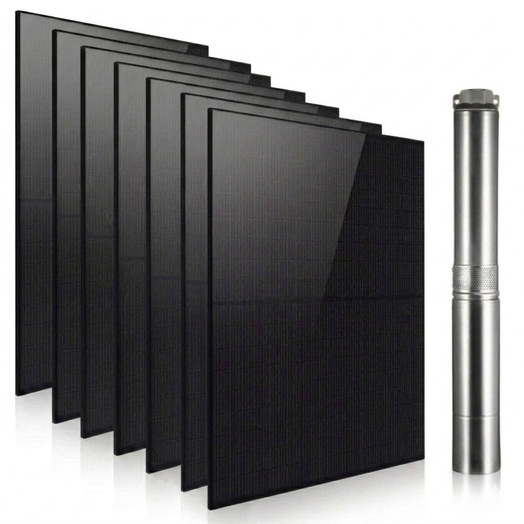 Kit de pompe submersible solaire Rocksolar 3HP 