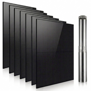 Kit de pompe submersible solaire Rocksolar 3HP 