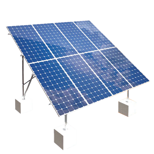 Elios Terra G8 | Ground Mount System For 8 Solar Panels | Ground Mounting System