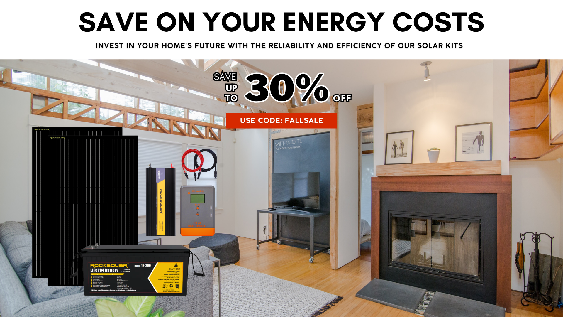 Rocksolar Fall Sale - Enjoy 30% OFF