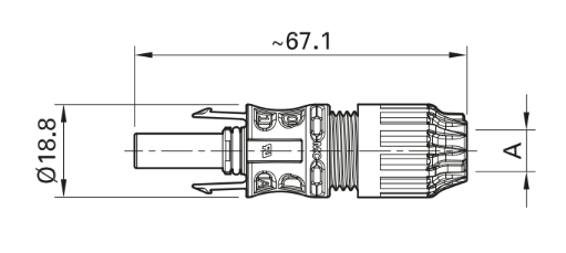 MC4 Male Connector