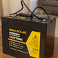 ROCKSOLAR 12.8V 100Ah Deep Cycle Lithium Battery (LIFEPO4)