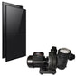 Solar Swimming Pool Pump 1.07HP +(440W solar panel x2)