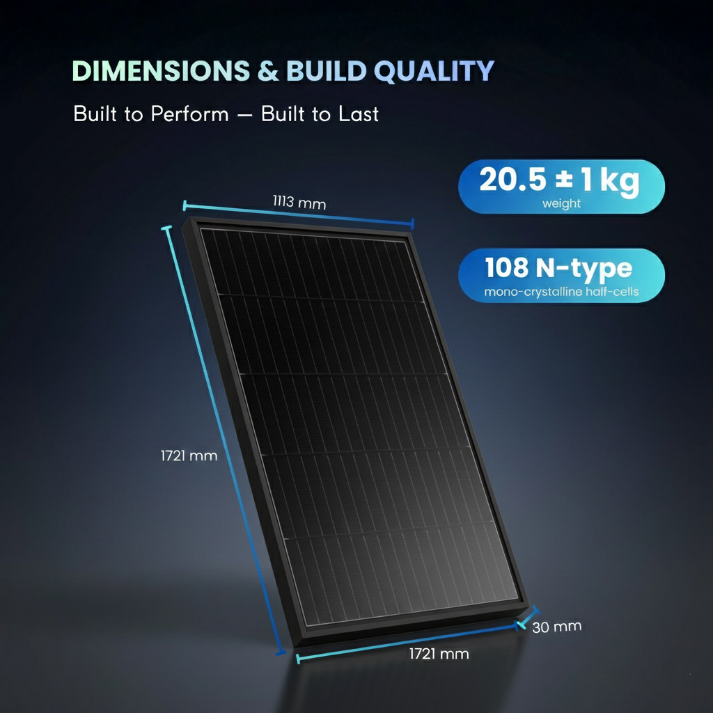 Philadelphia 440W N-Type Topcon Bifacial Solar Panel