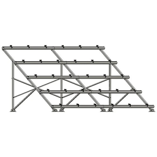 Kinetic Solar – Static Angle Ground Mount [40°] Landscape