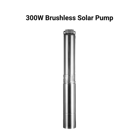 Rocksolar 300W Brushless Solar DC Submersible Pump with Built in Controller