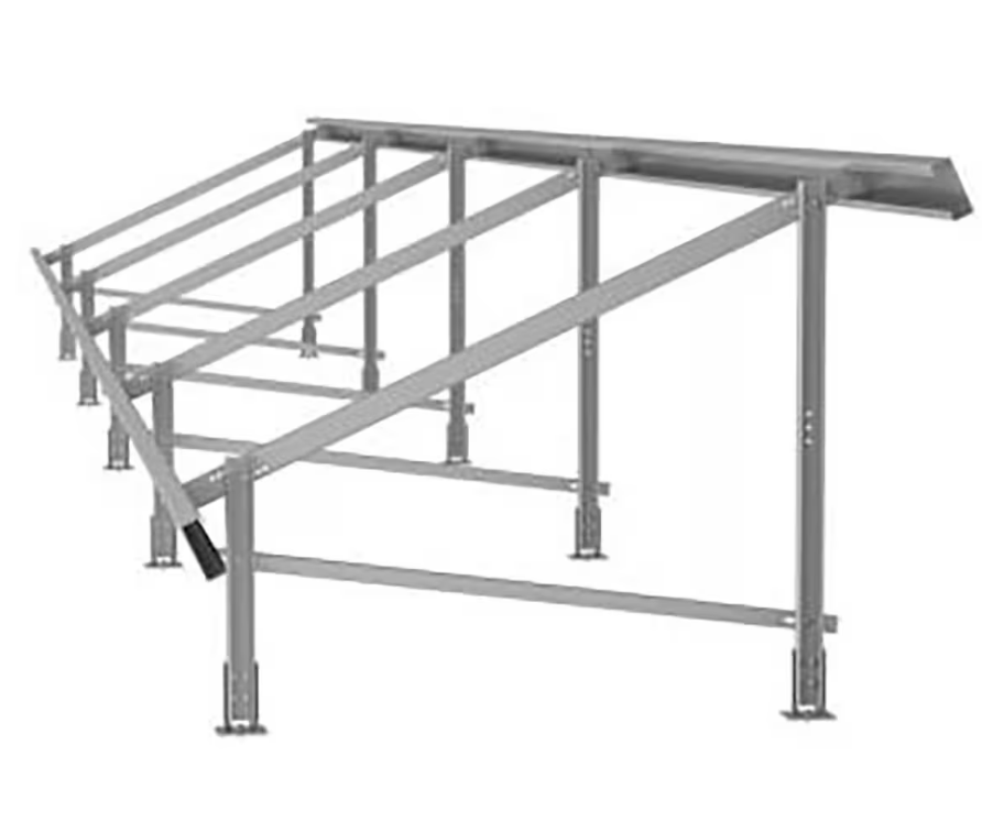 Core Flex XL Solar Ground Mount - Durable & Adjustable Dual Post System ...