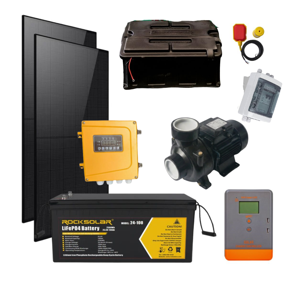 Solar DC Water Transfer Pump System
