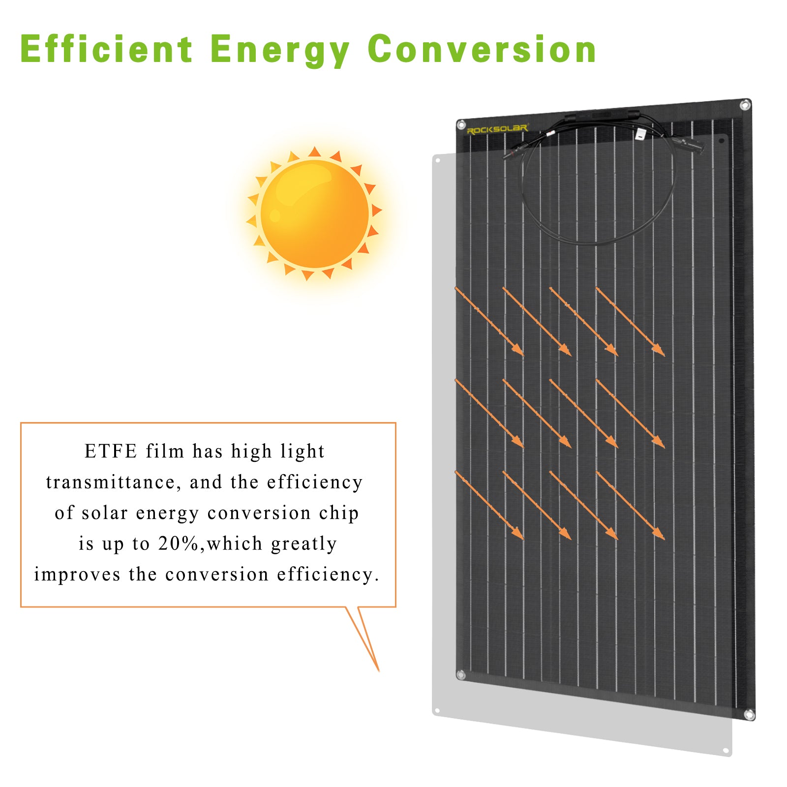 durable 100w solar panel flexible 