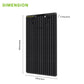 ROCKSOLAR 400W 12V Flexible Monocrystalline Solar Panels(4X100W)