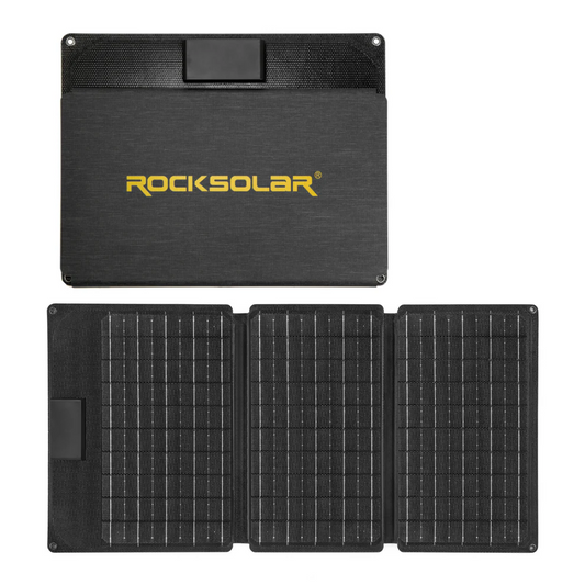 ROCKSOLAR 30W 12V Foldable Solar Panel